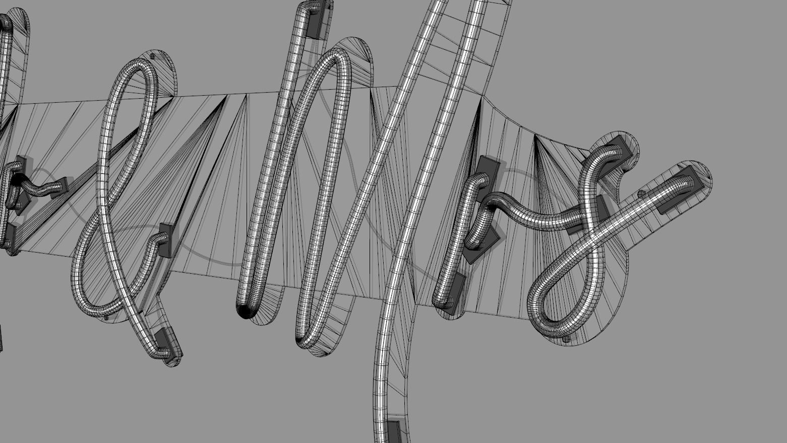 Mr and Mrs - Neon Sign 3D model_9