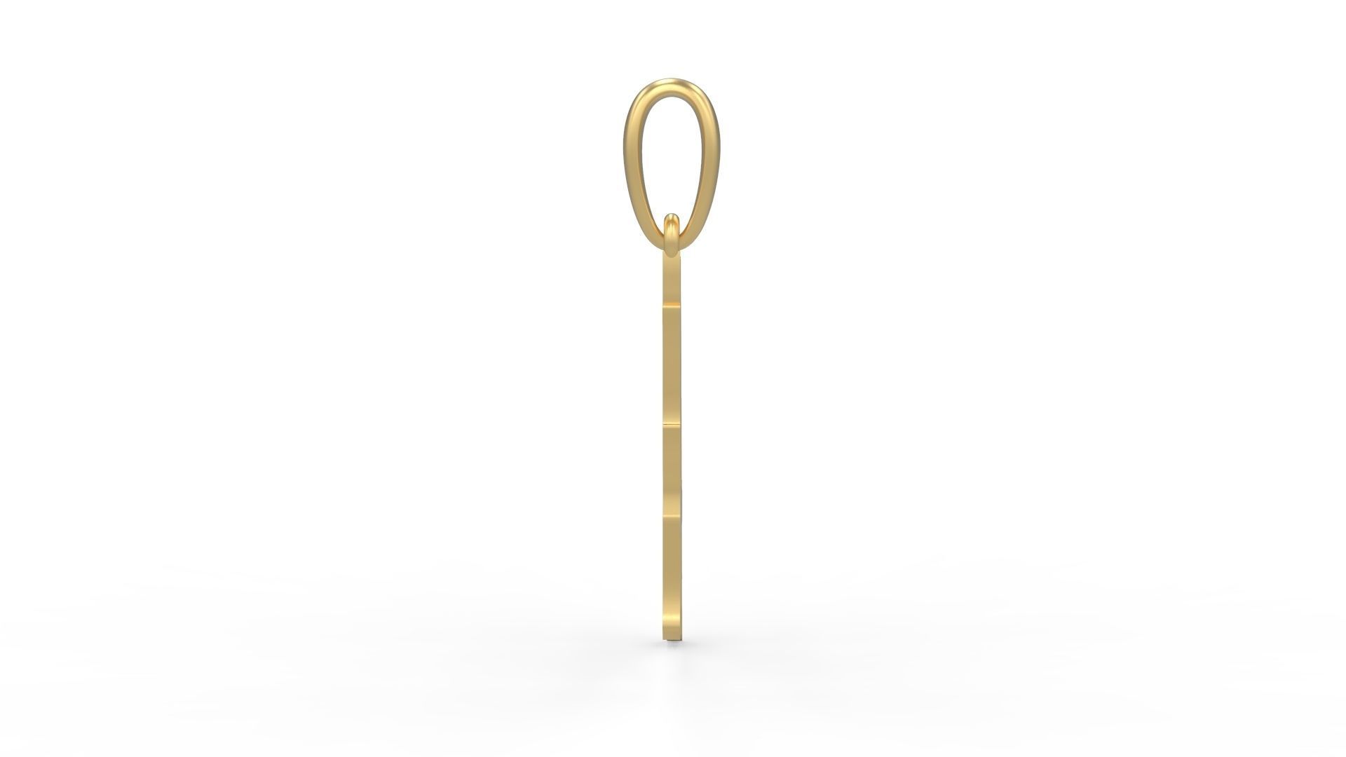 Initial Letters Pendant Clawster A 3D print model_2