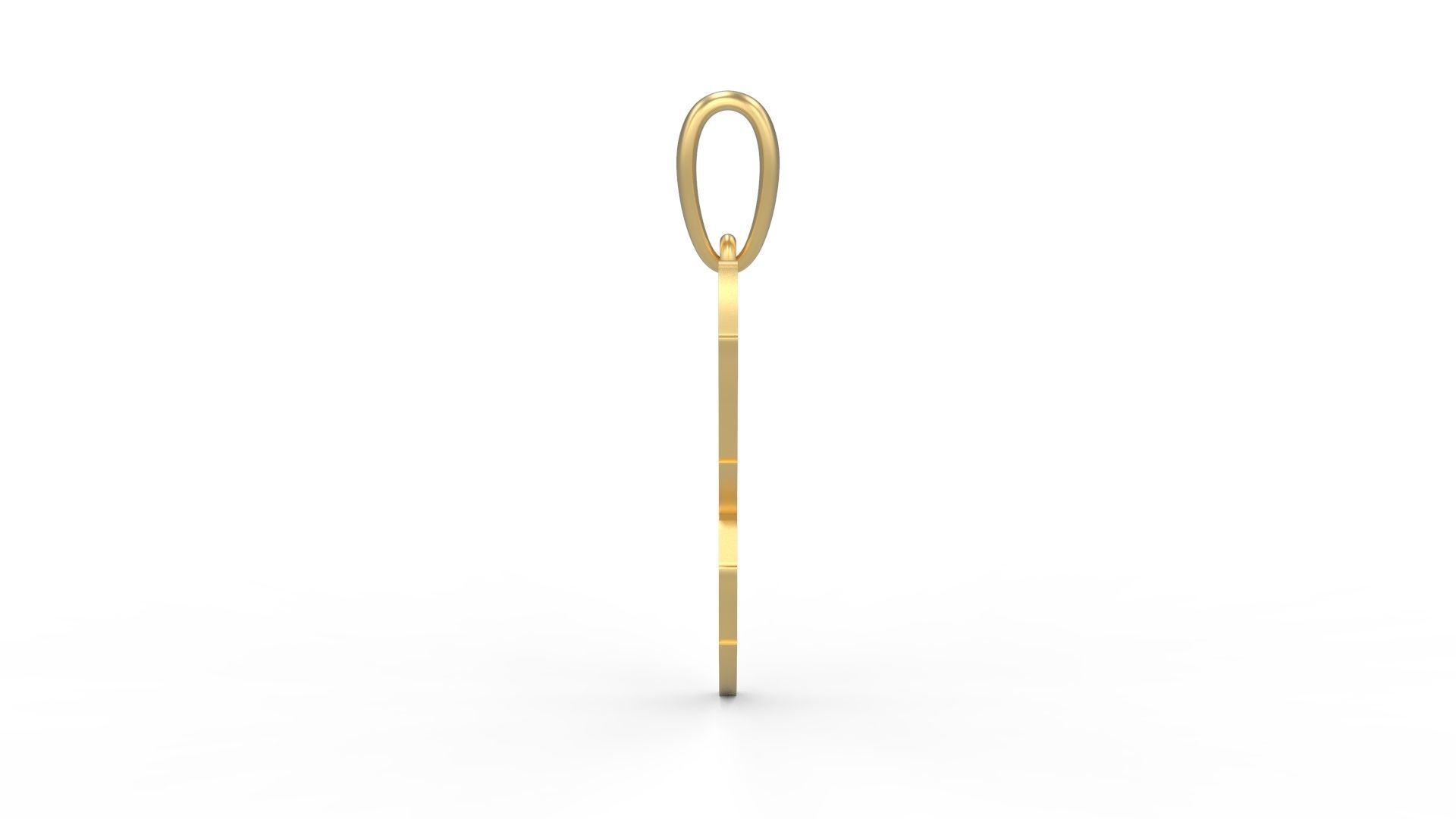 Initial Letters Pendant Clawster B 3D print model_2