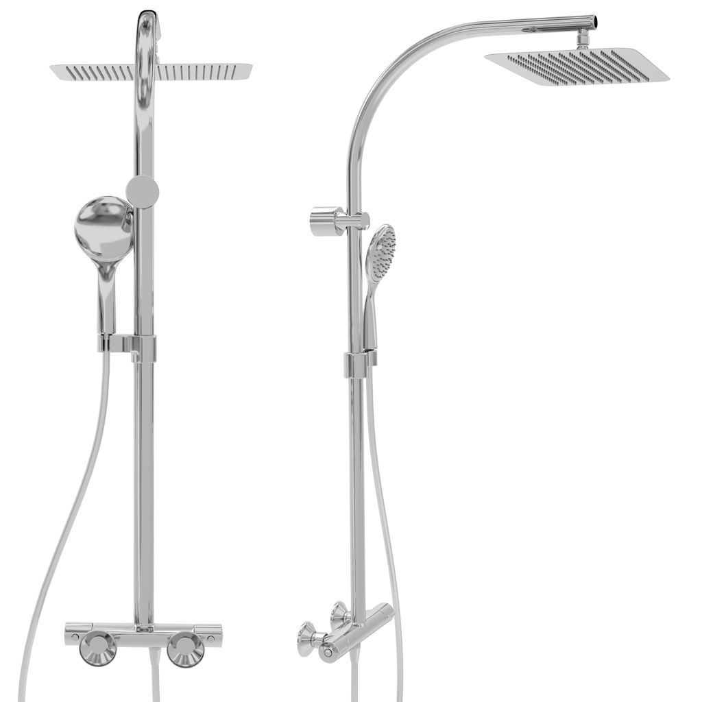 Shower System Jacob Delafon TALAN 3D model_2