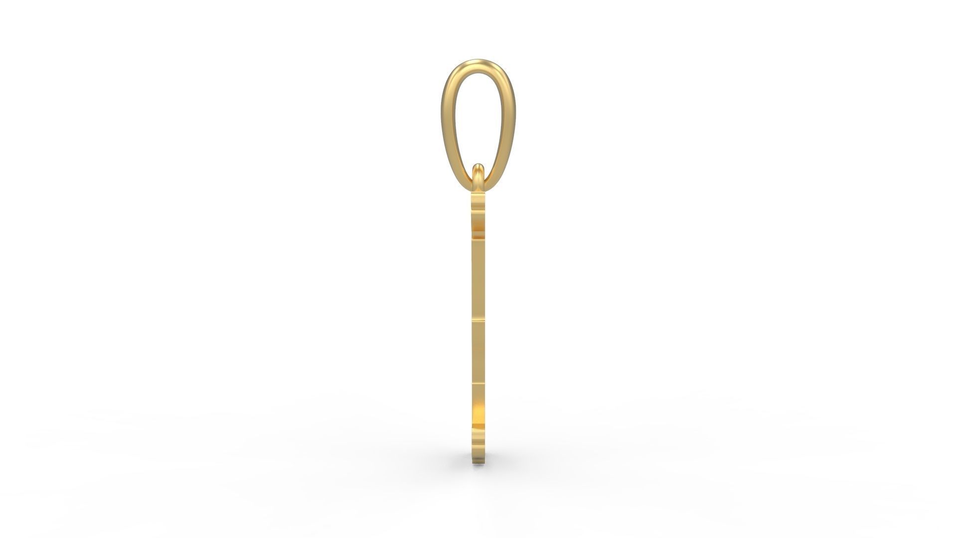 Initial Letters Pendant Clawster I 3D print model_2