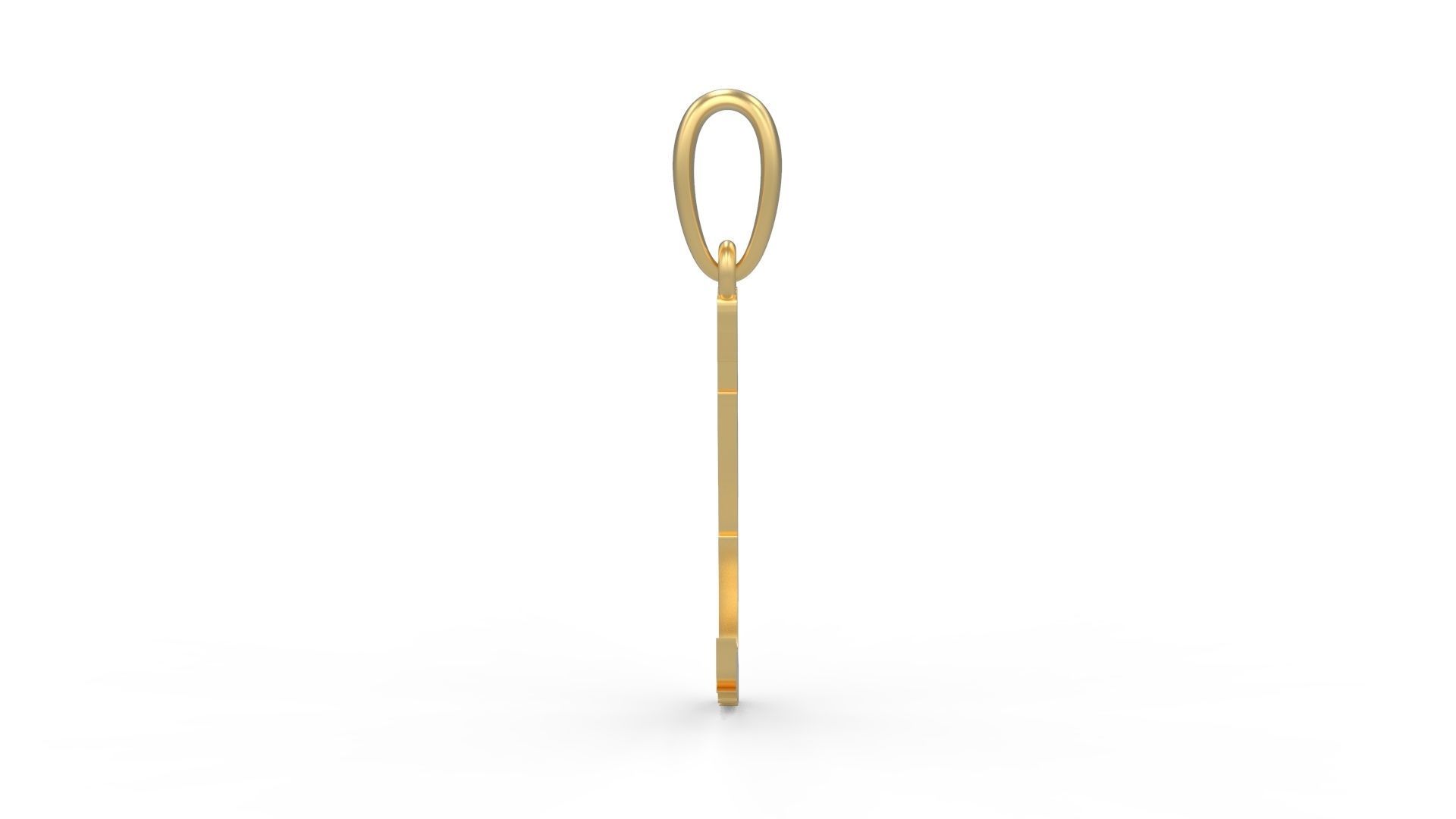 Initial Letters Pendant Clawster L 3D print model_2