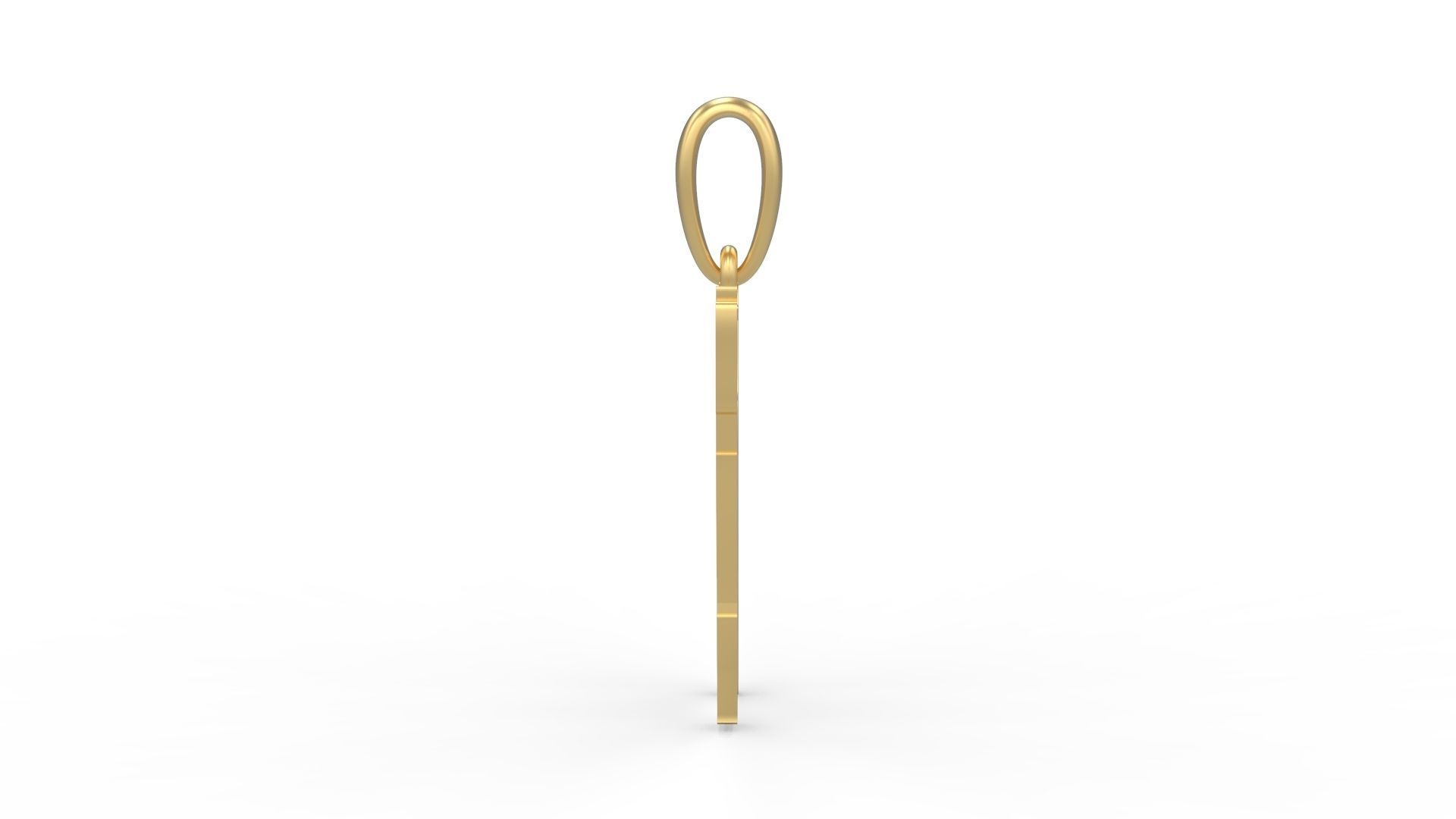 Initial Letters Pendant Clawster N 3D print model_2