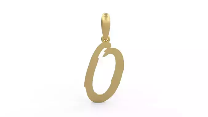 Initial Letters Pendant Clawster O