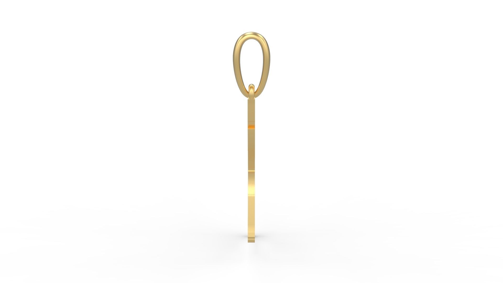 Initial Letters Pendant Clawster X 3D print model_2