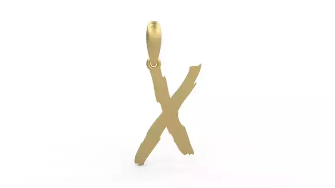 Initial Letters Pendant Clawster X