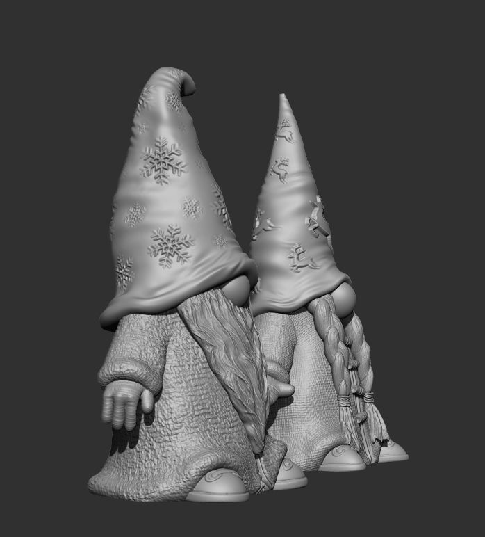 Erik and Frida Gonk 3D print model_2