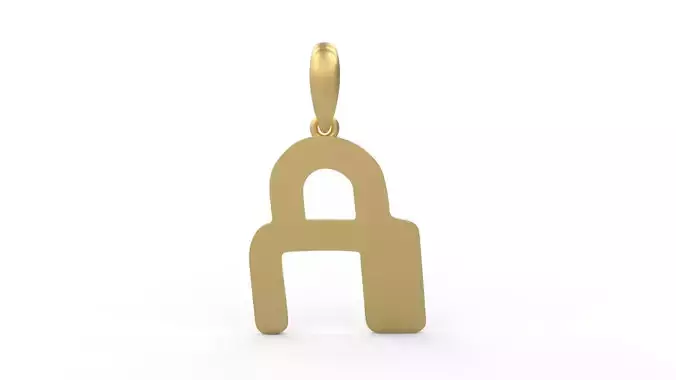 Initial Letters Pendant Videophreak A