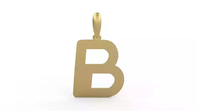 Initial Letters Pendant Videophreak B