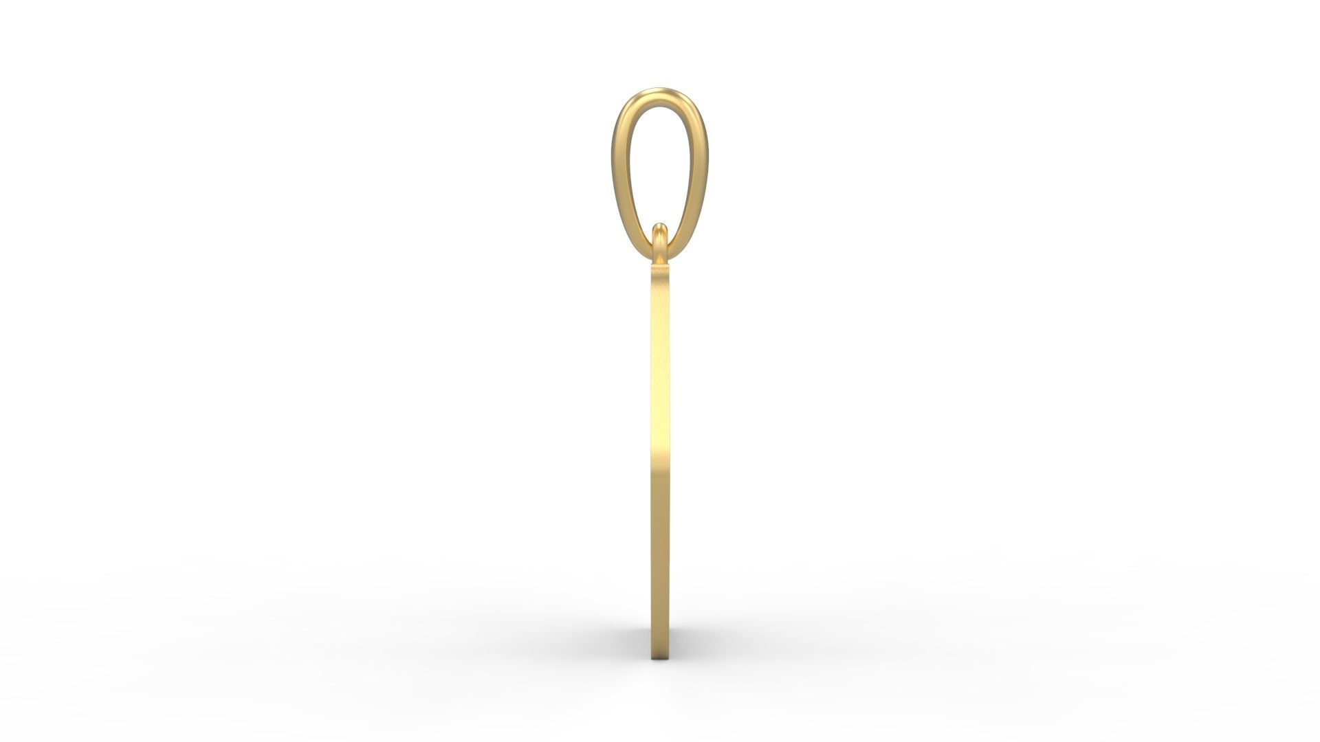 Initial Letters Pendant Videophreak D 3D print model_2