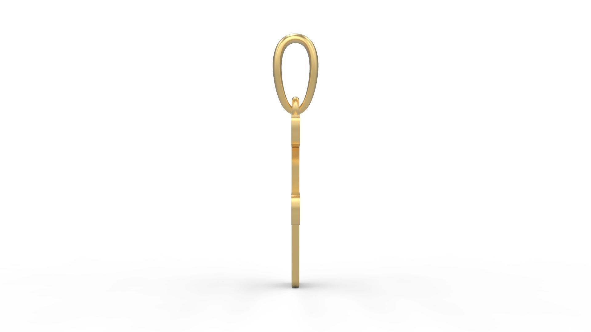 Initial Letters Pendant Videophreak F 3D print model_2