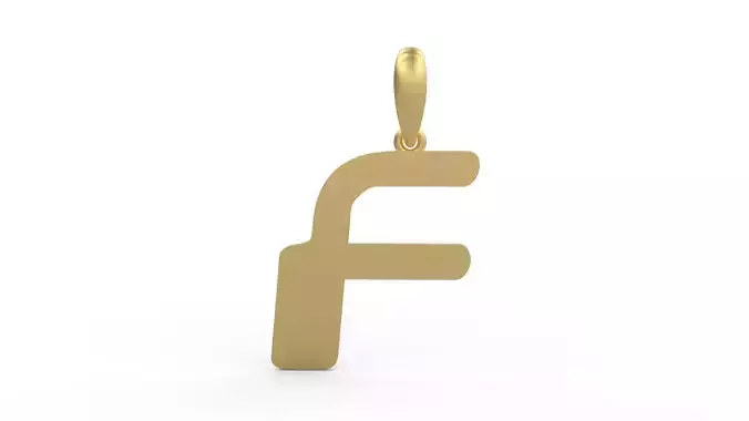 Initial Letters Pendant Videophreak F