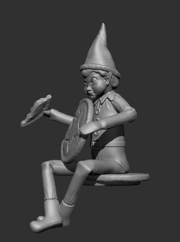 Elf on a shelf squid game style  3D print model_2