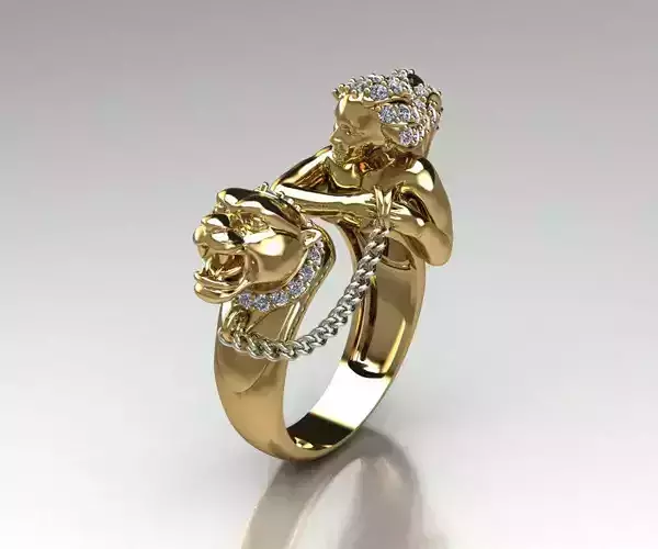 Ring R 56 3D print model Ring R 56 3D print model
