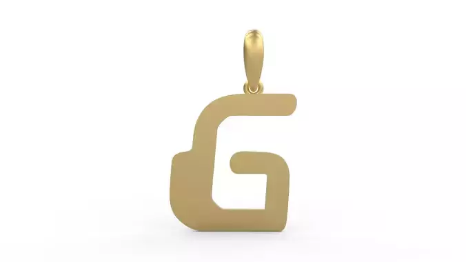 Initial Letters Pendant Videophreak G