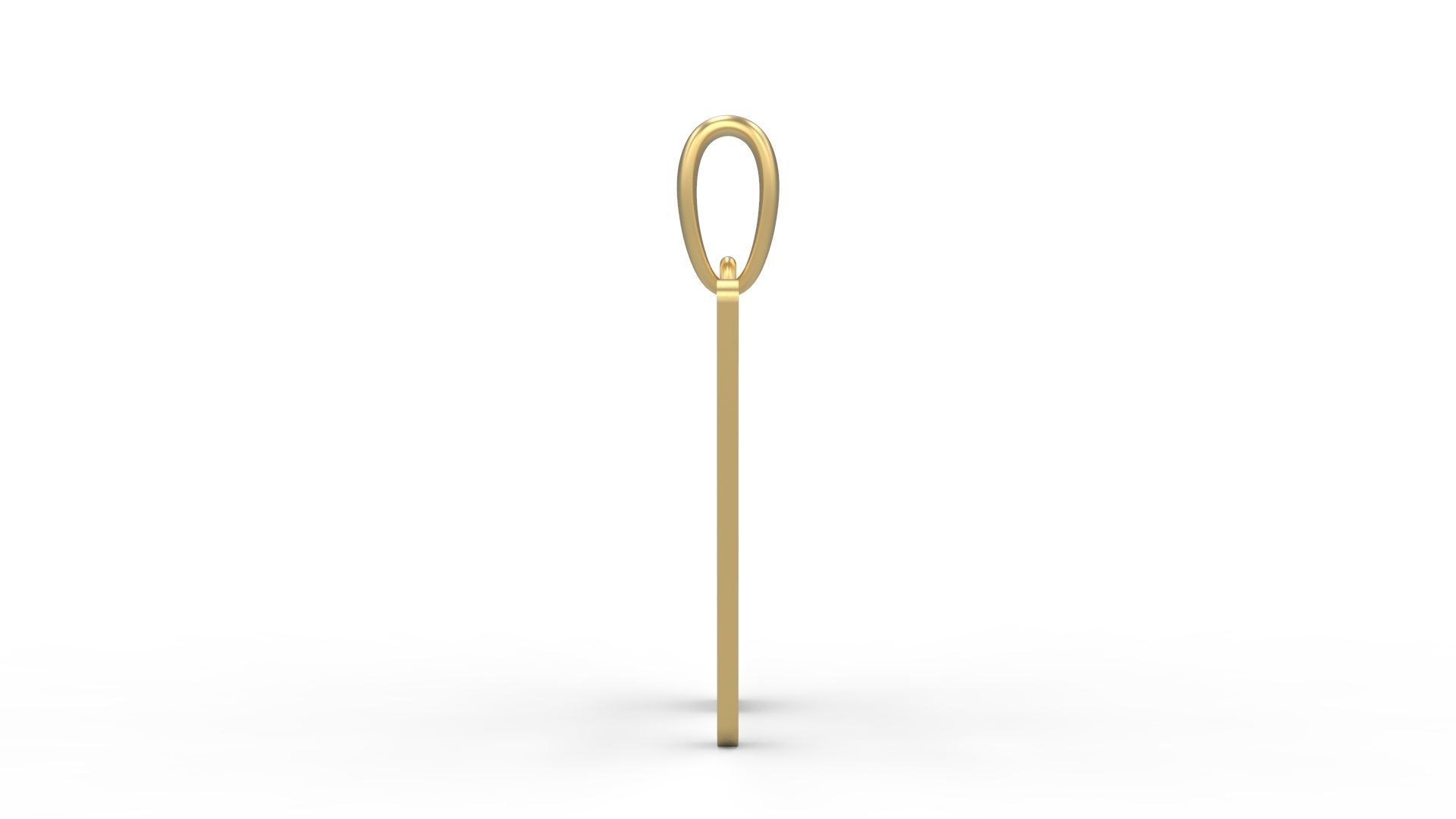 Initial Letters Pendant Videophreak H 3D print model_2