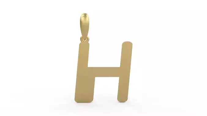 Initial Letters Pendant Videophreak H