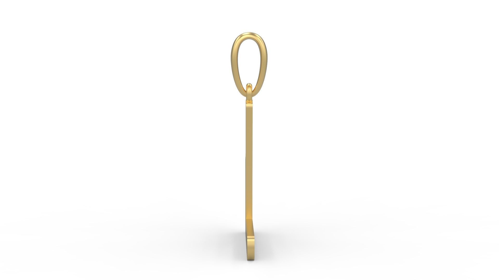 Initial Letters Pendant Videophreak L 3D print model_2