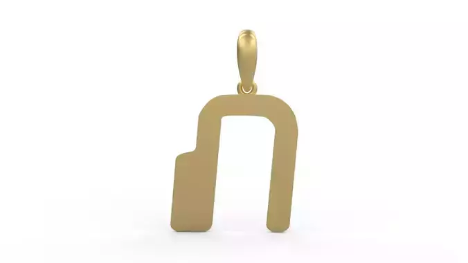 Initial Letters Pendant Videophreak N