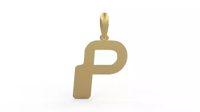 Initial Letters Pendant Videophreak P
