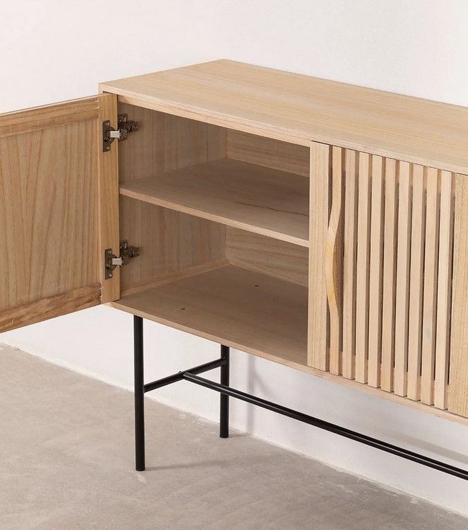 Sideboard 3D model 2 cabinet with legs 3D model_2