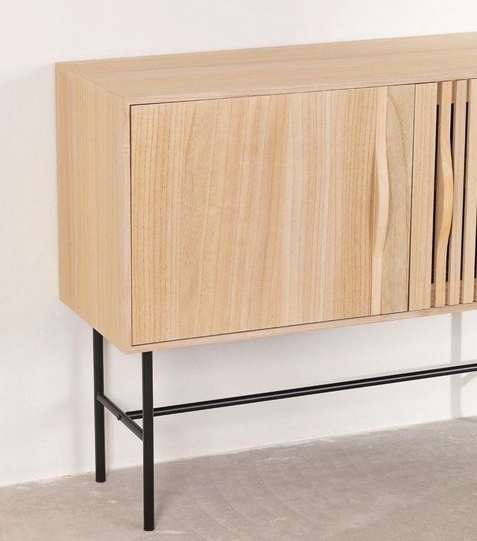 Sideboard 3D model 2 cabinet with legs 3D model_1