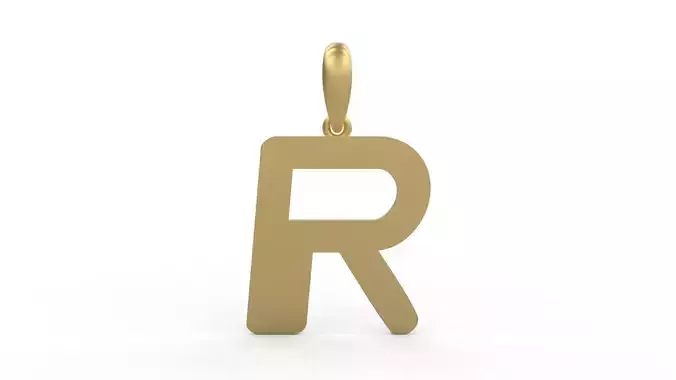 Initial Letters Pendant Videophreak R