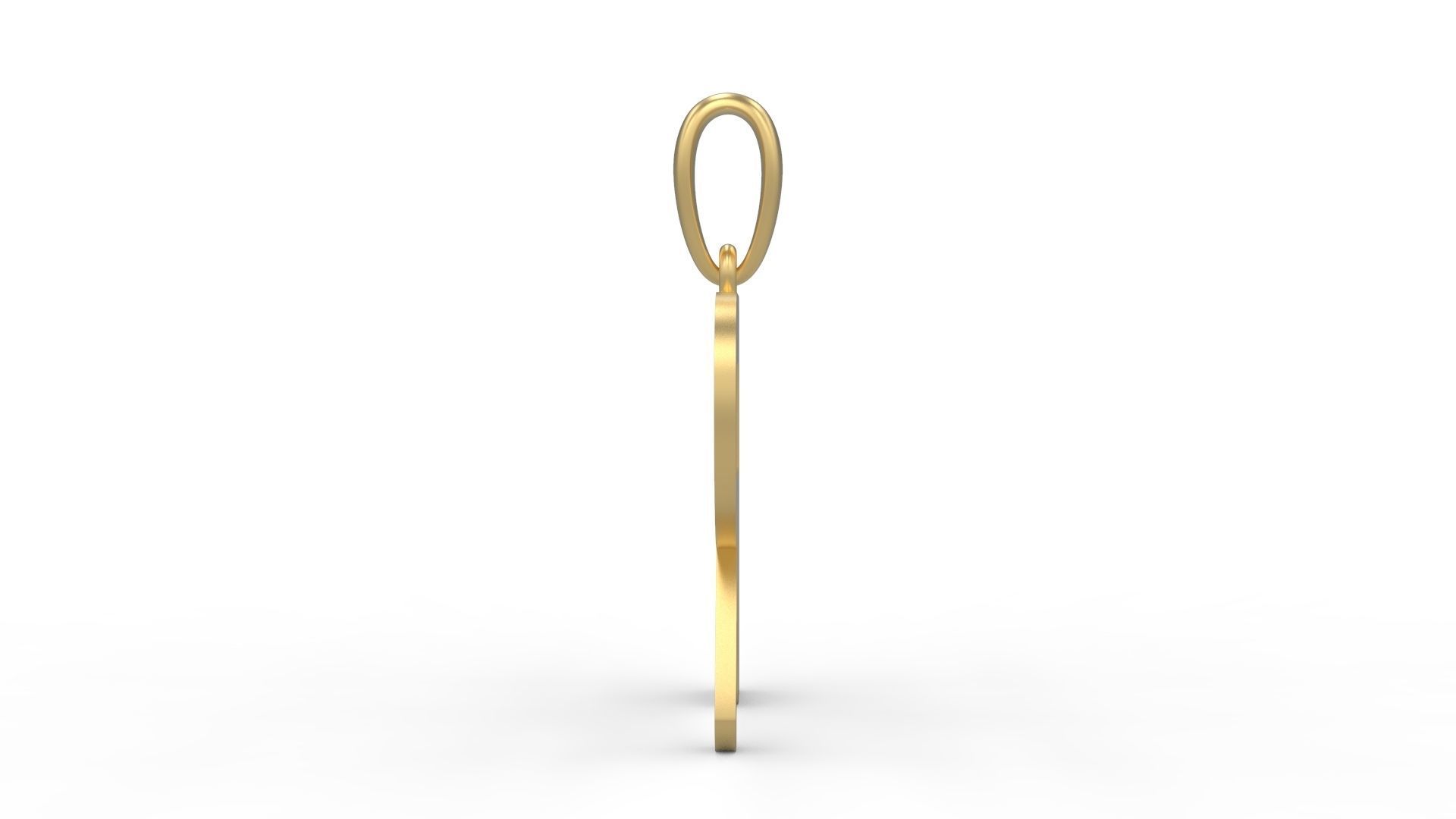 Initial Letters Pendant Videophreak R 3D print model_2