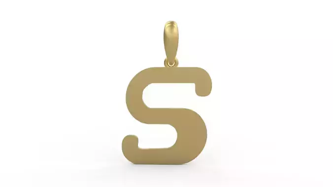 Initial Letters Pendant Videophreak S