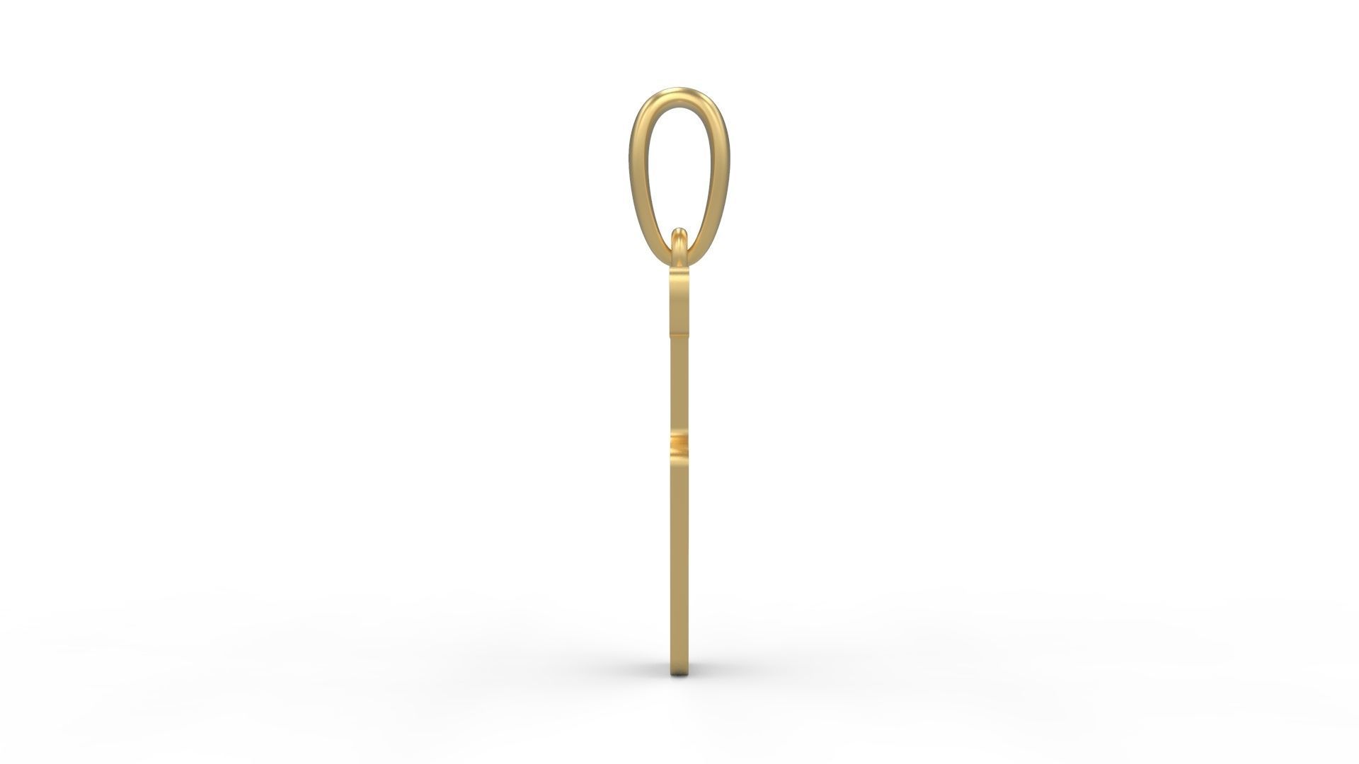 Initial Letters Pendant Videophreak T 3D print model_2