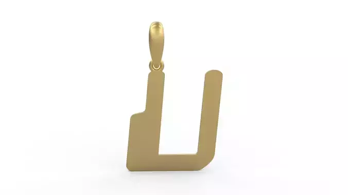 Initial Letters Pendant Videophreak U