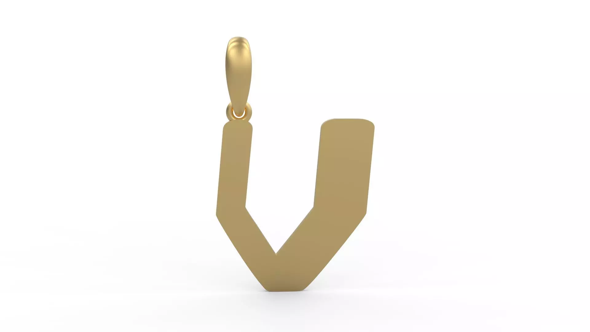 Initial Letters Pendant Videophreak V 3D print model_0