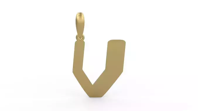 Initial Letters Pendant Videophreak V