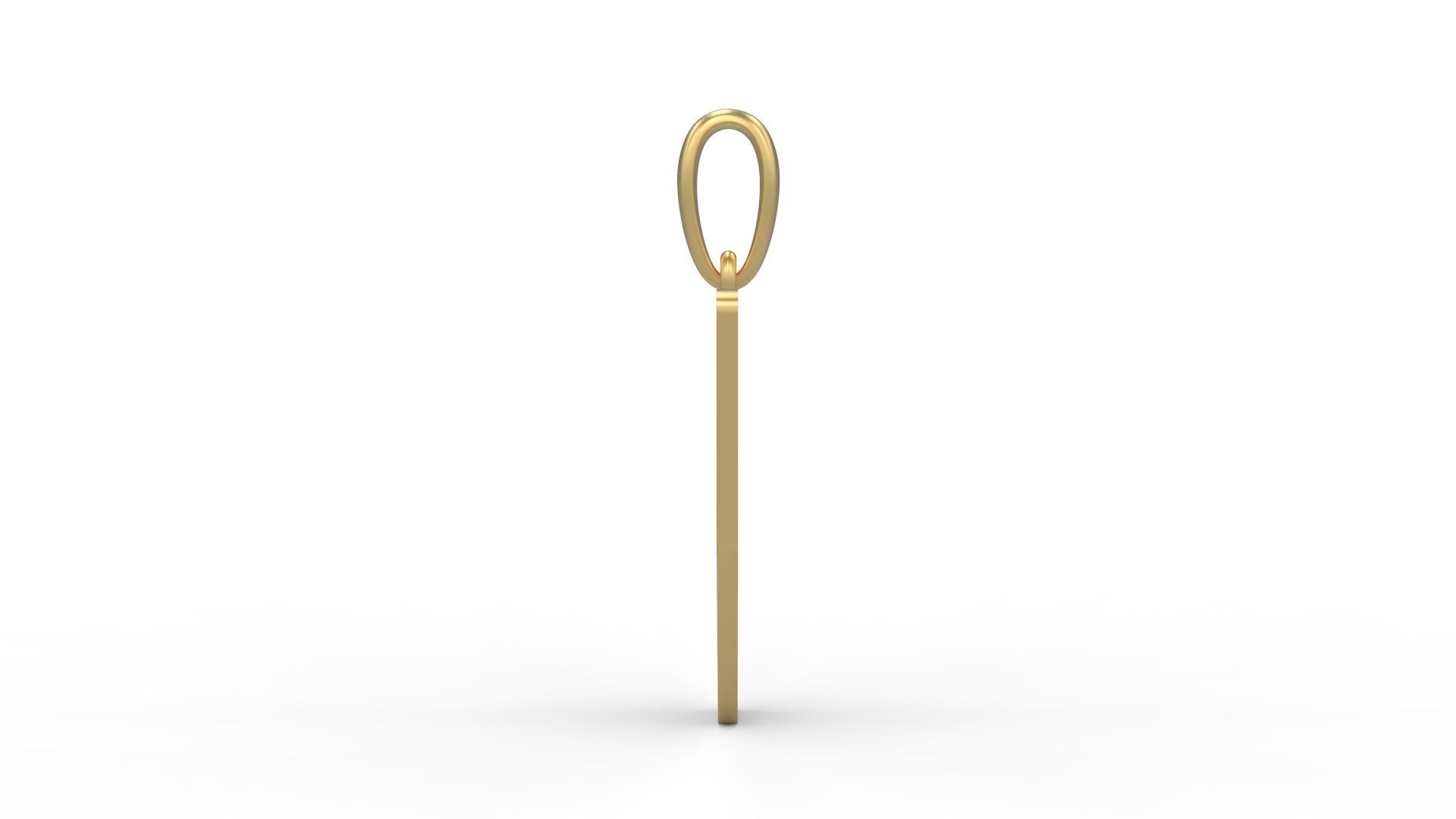 Initial Letters Pendant Videophreak V 3D print model_2