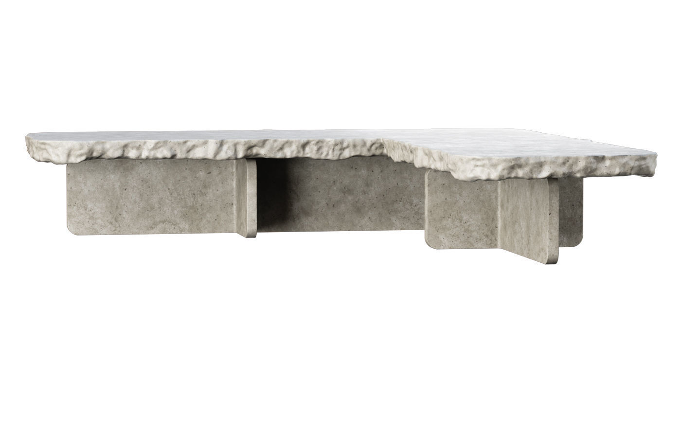Richard concrete large corner table by Bpoint  3D model_3