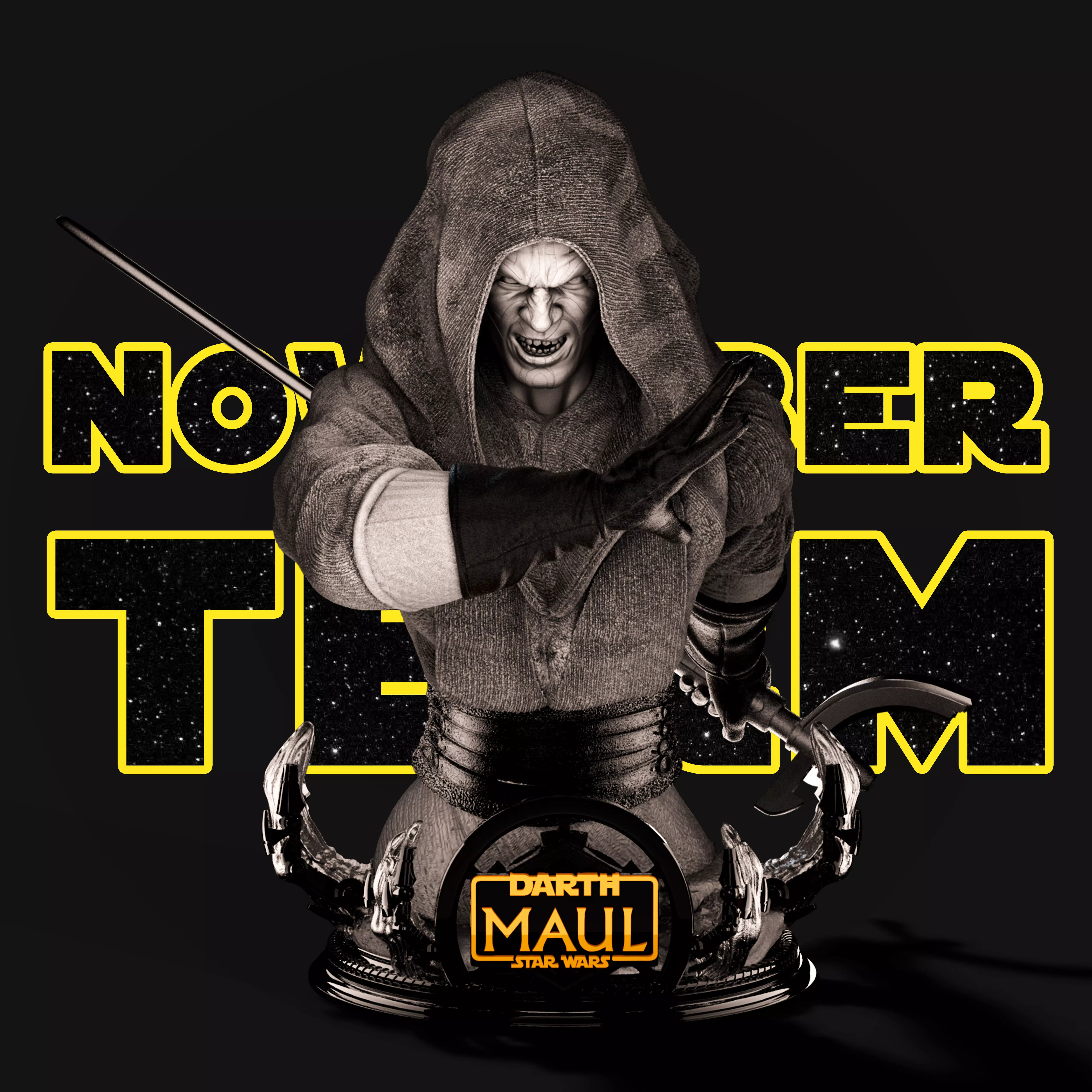 Darth Maul Bust - Tested and Ready for 3D printing 3D print model