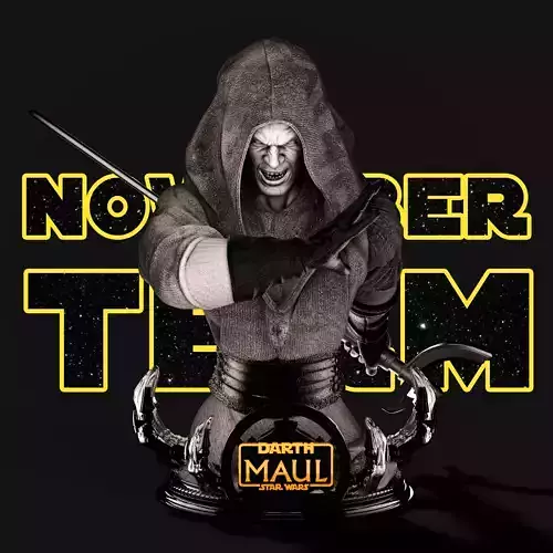 Darth Maul Bust  - Tested and Ready for 3D printing