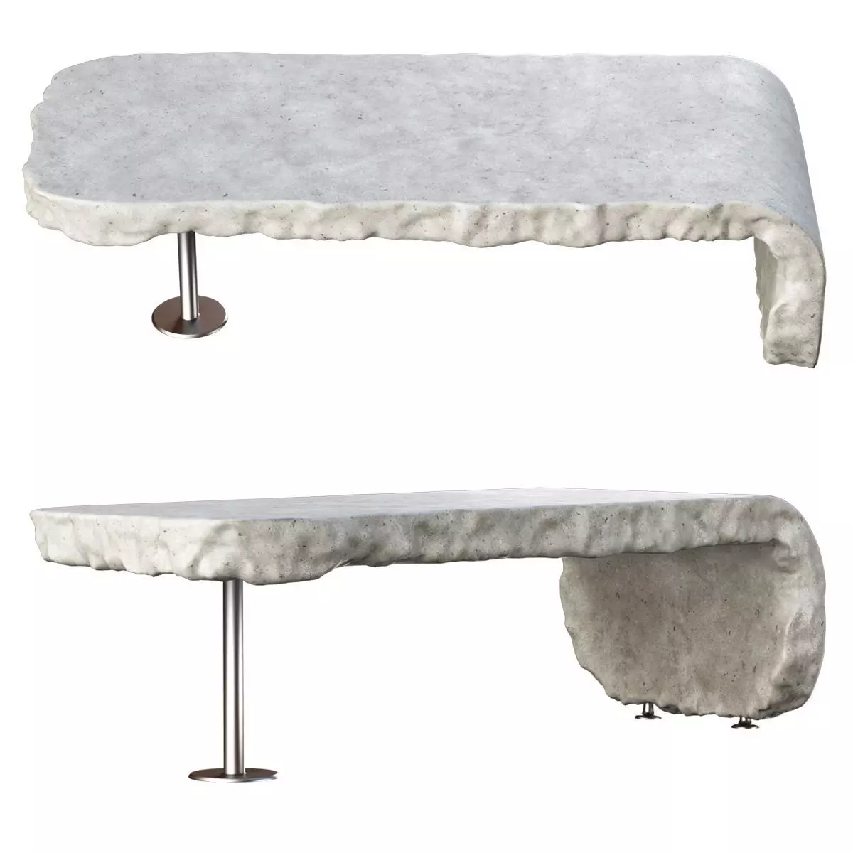 Richard concrete bar counter by Bpoint  3D model_0