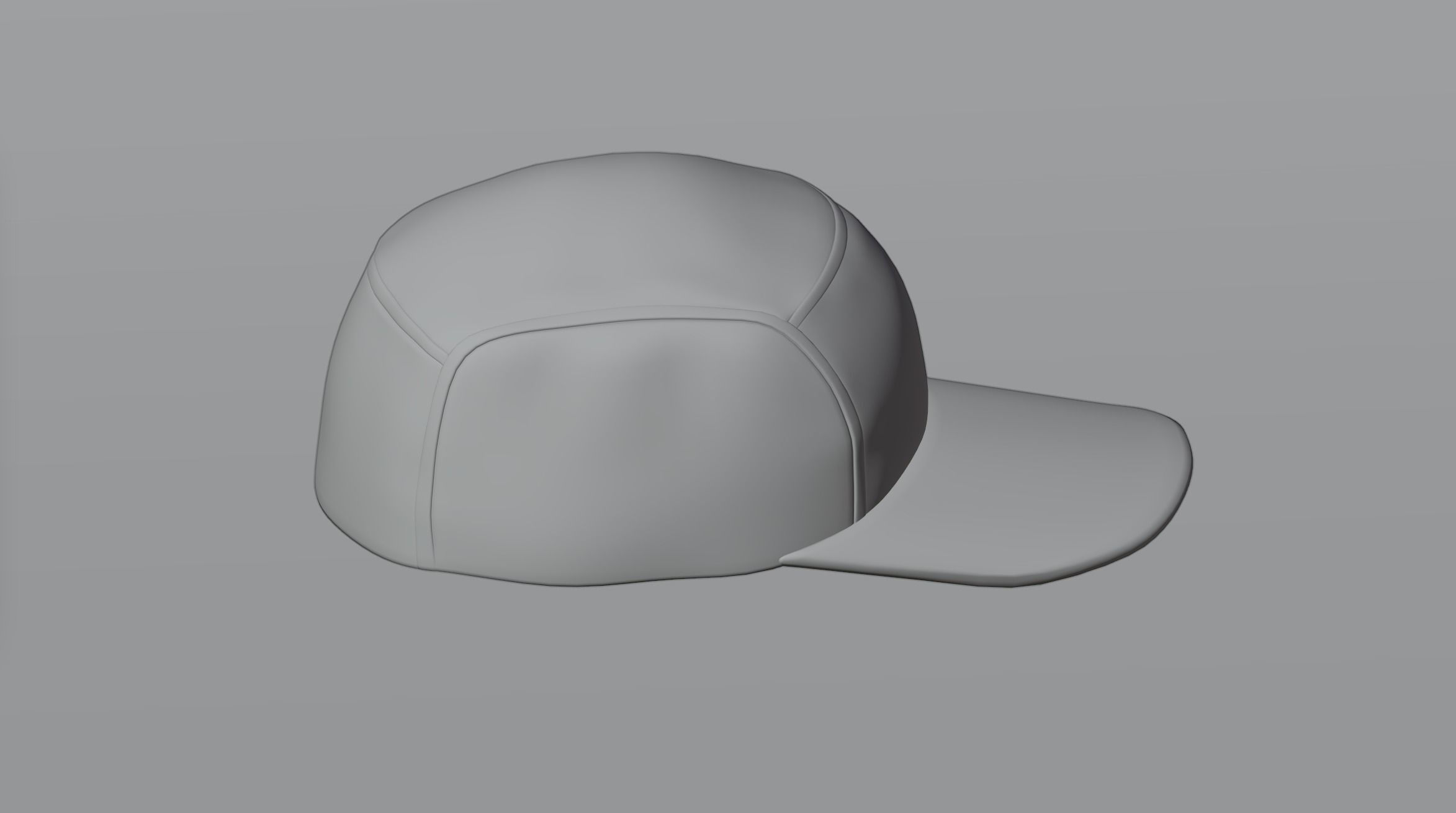Cap 4 baseball 3D model_2