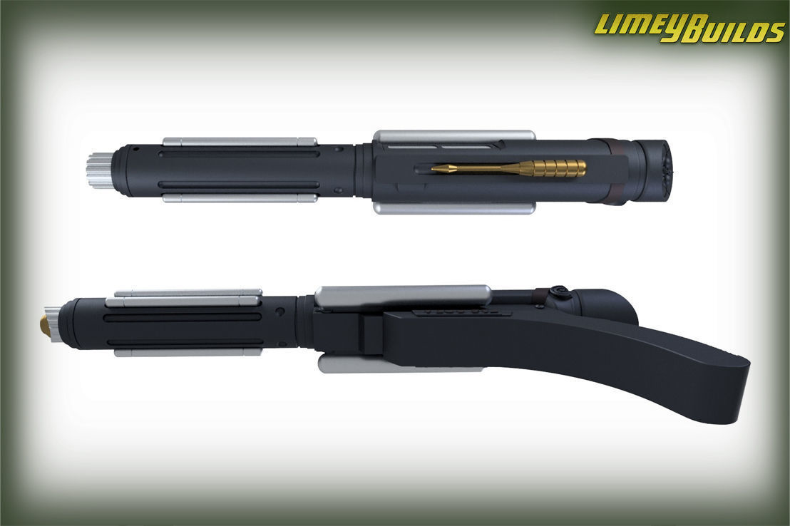 Alien Disruptor 3D print model_2