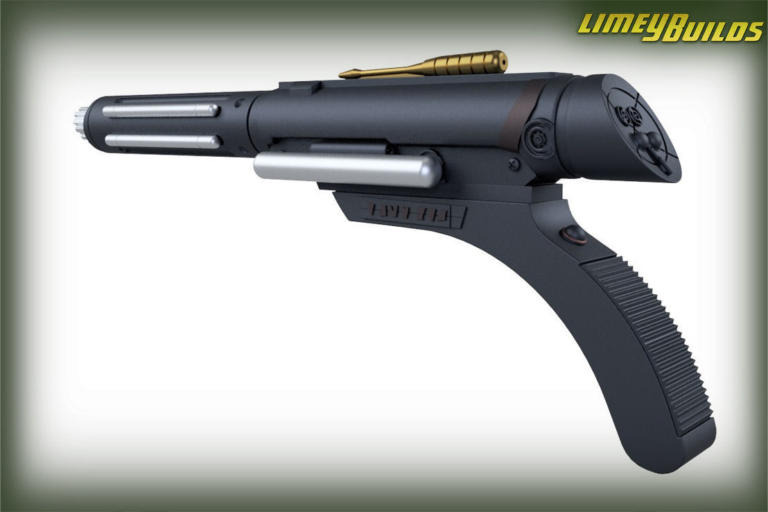 Alien Disruptor 3D print model_1