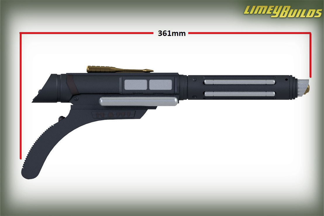 Alien Disruptor 3D print model_8