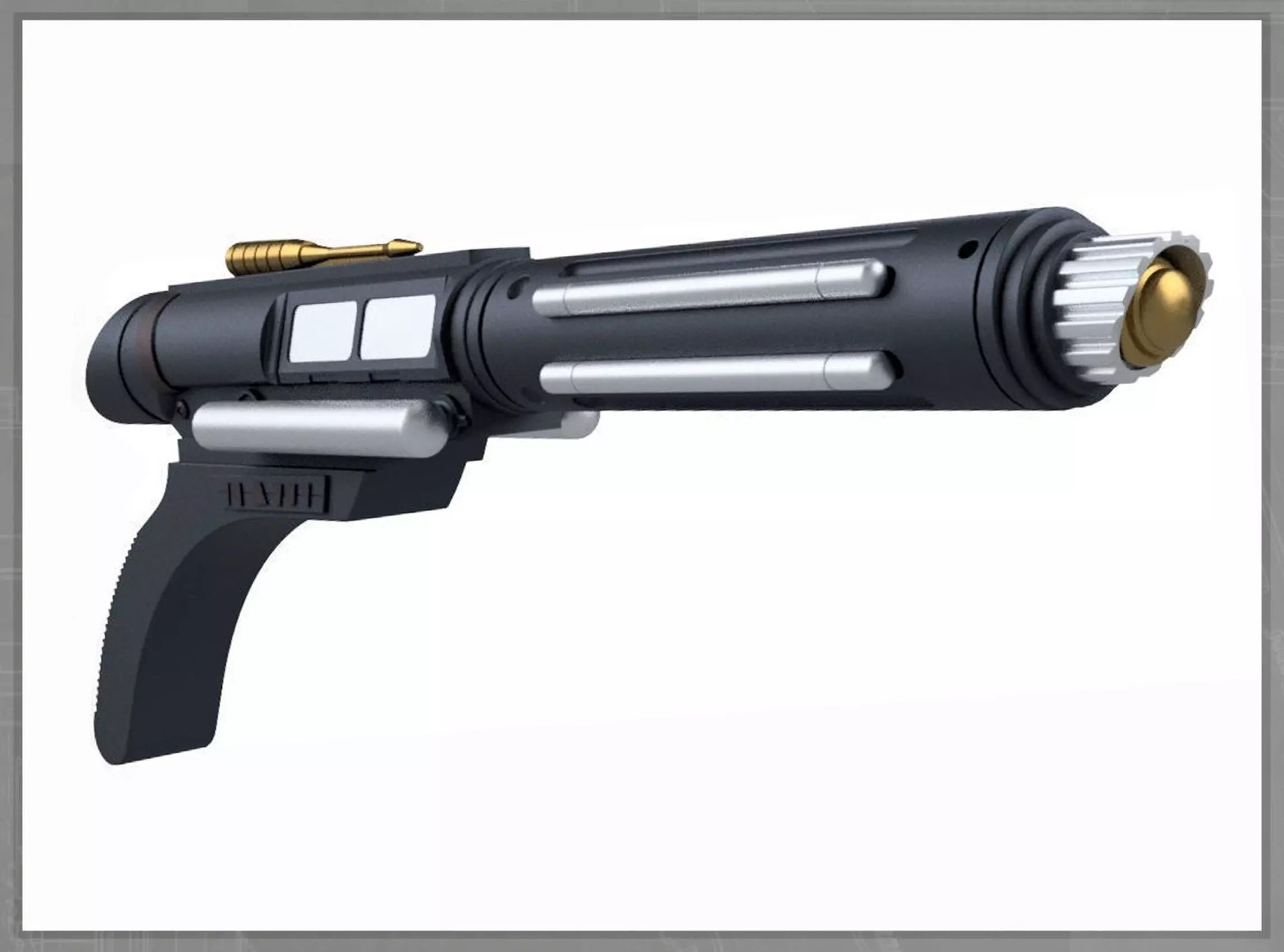 Alien Disruptor 3D print model_0