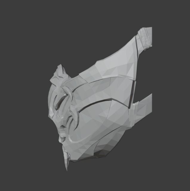 Pack with 19 Scorpion Masks 3D print model_58