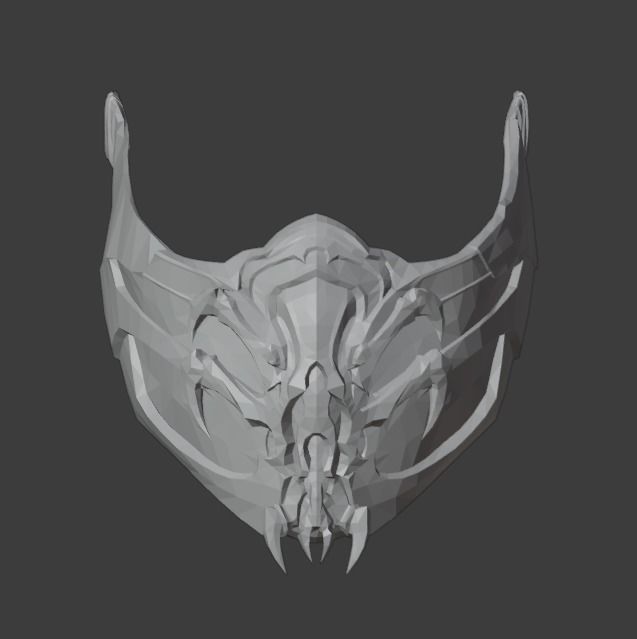Pack with 19 Scorpion Masks 3D print model_57