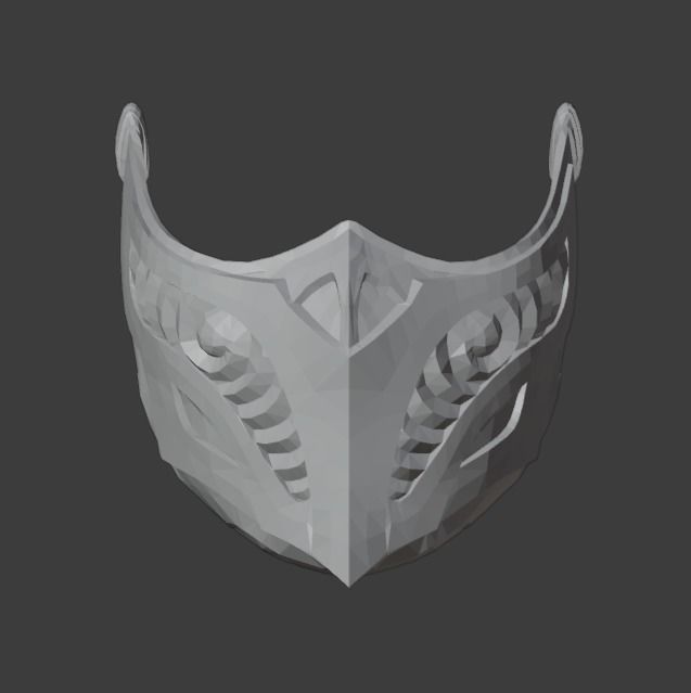 Pack with 19 Scorpion Masks 3D print model_39