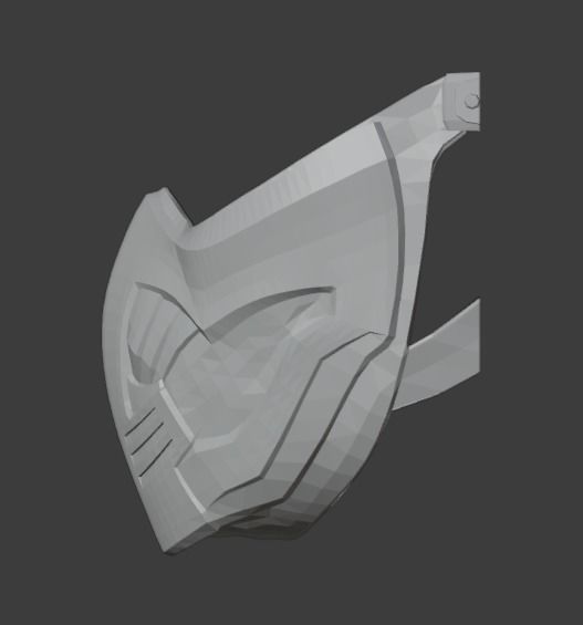 Pack with 19 Scorpion Masks 3D print model_16