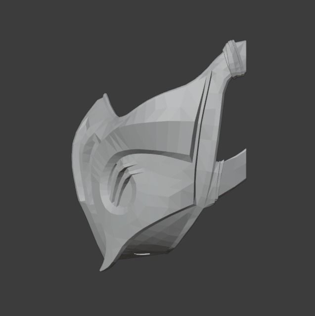 Pack with 19 Scorpion Masks 3D print model_37