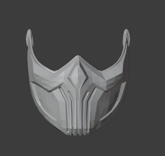 Pack with 19 Scorpion Masks 3D print model_6