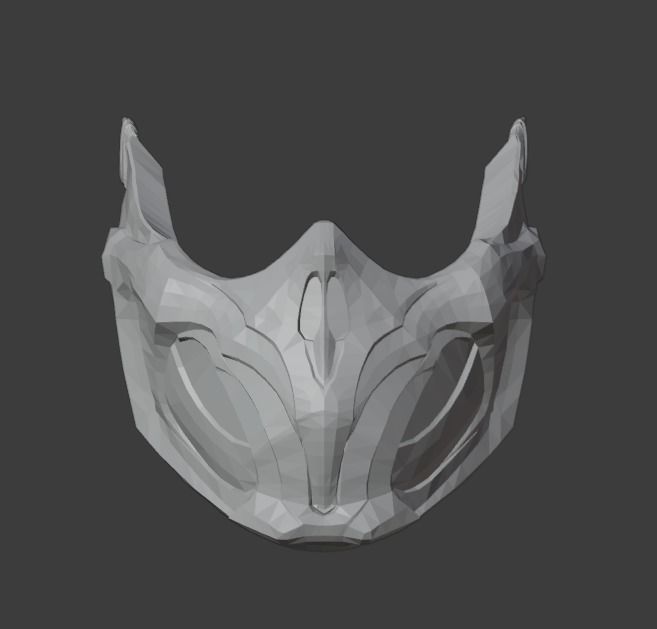 Pack with 19 Scorpion Masks 3D print model_1